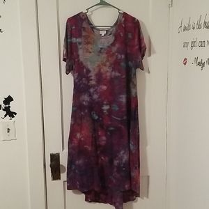 LuLaRoe custom tie dye Carly! (Size 3X)